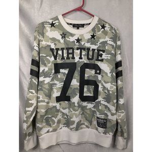 TimeStep Women's Camo #76 Sweatshirt "Virtue" Size Large